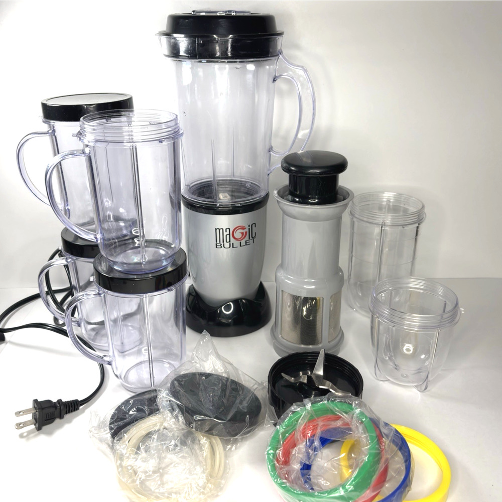 Original Magic Bullet w/Juicer attachment Blender Set Model MB1001 Xtra Gaskets